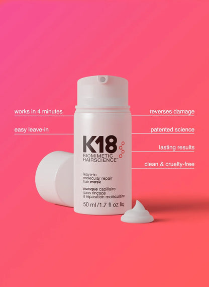 K18 leave-in molecular repair hair mask