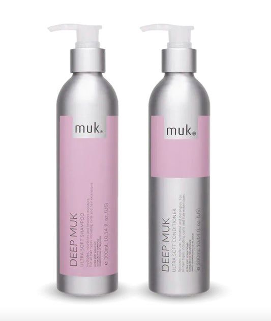 Muk Deep Muk Ultra Soft Shampoo and Conditioner 300ml Bundle